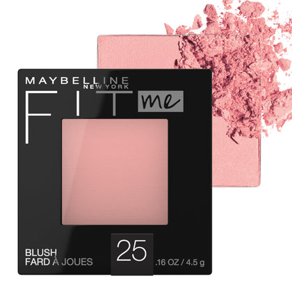 MAYBELLINE Blush Fit Me couleur rose en vue de face