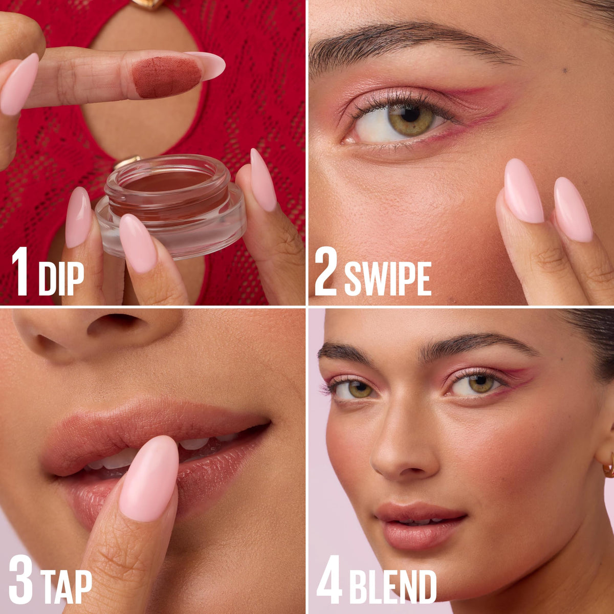 MAYBELLINE Cloudtopia Blush Mousse application sur les joues