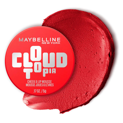 MAYBELLINE Cloudtopia Blush Mousse Divine Crimson devant