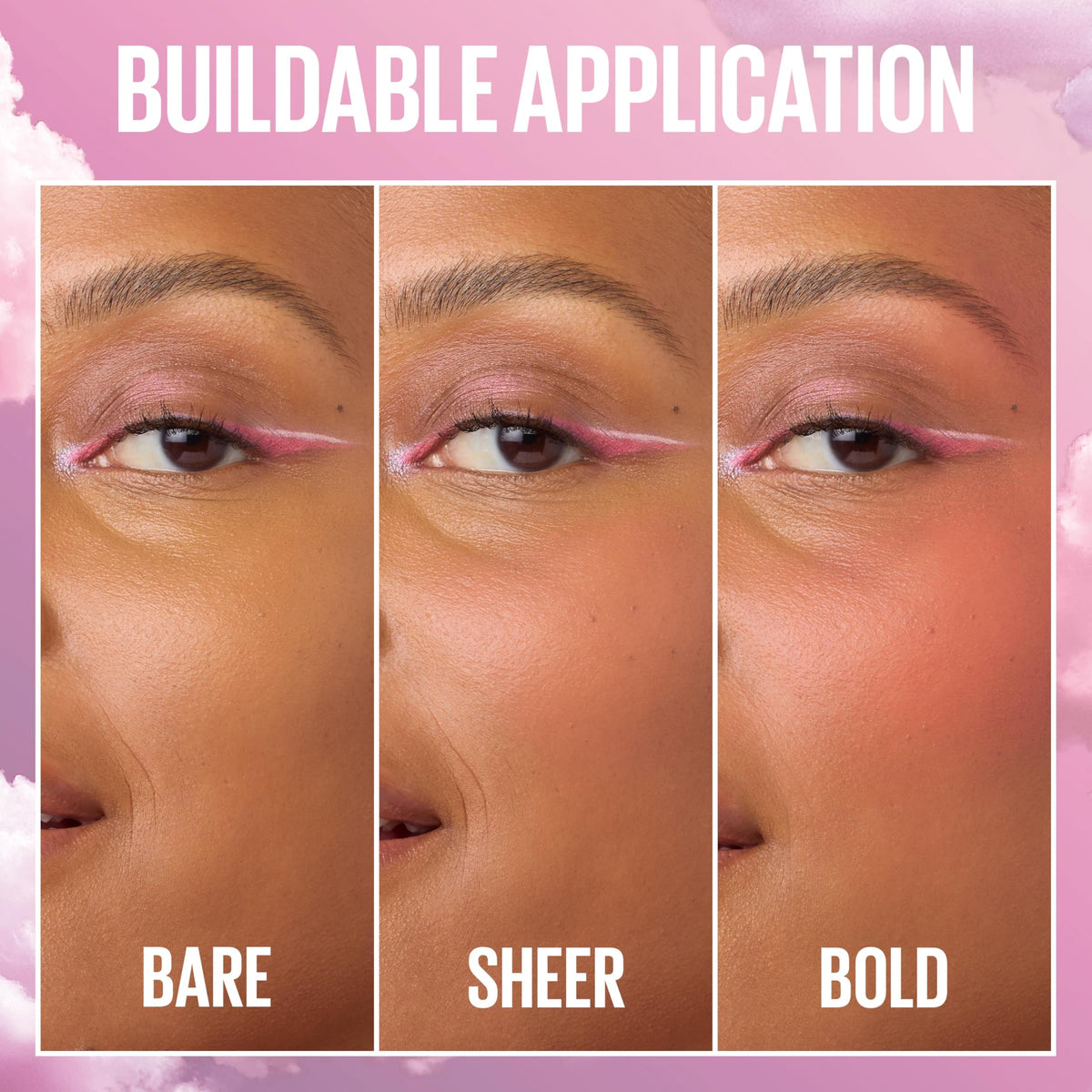 MAYBELLINE Cloudtopia Mousse Blush et Lèvres en usage quotidien