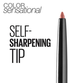 MAYBELLINE Crayon à Lèvres Totally Toffee en usage sur des lèvres