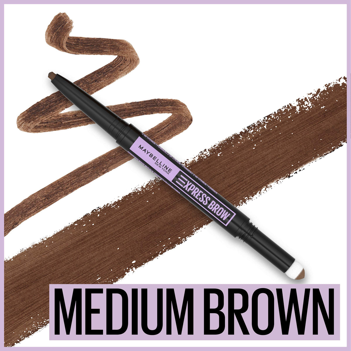 MAYBELLINE Crayon et Poudre à Sourcils 2-en-1 avec éponge de remplissage