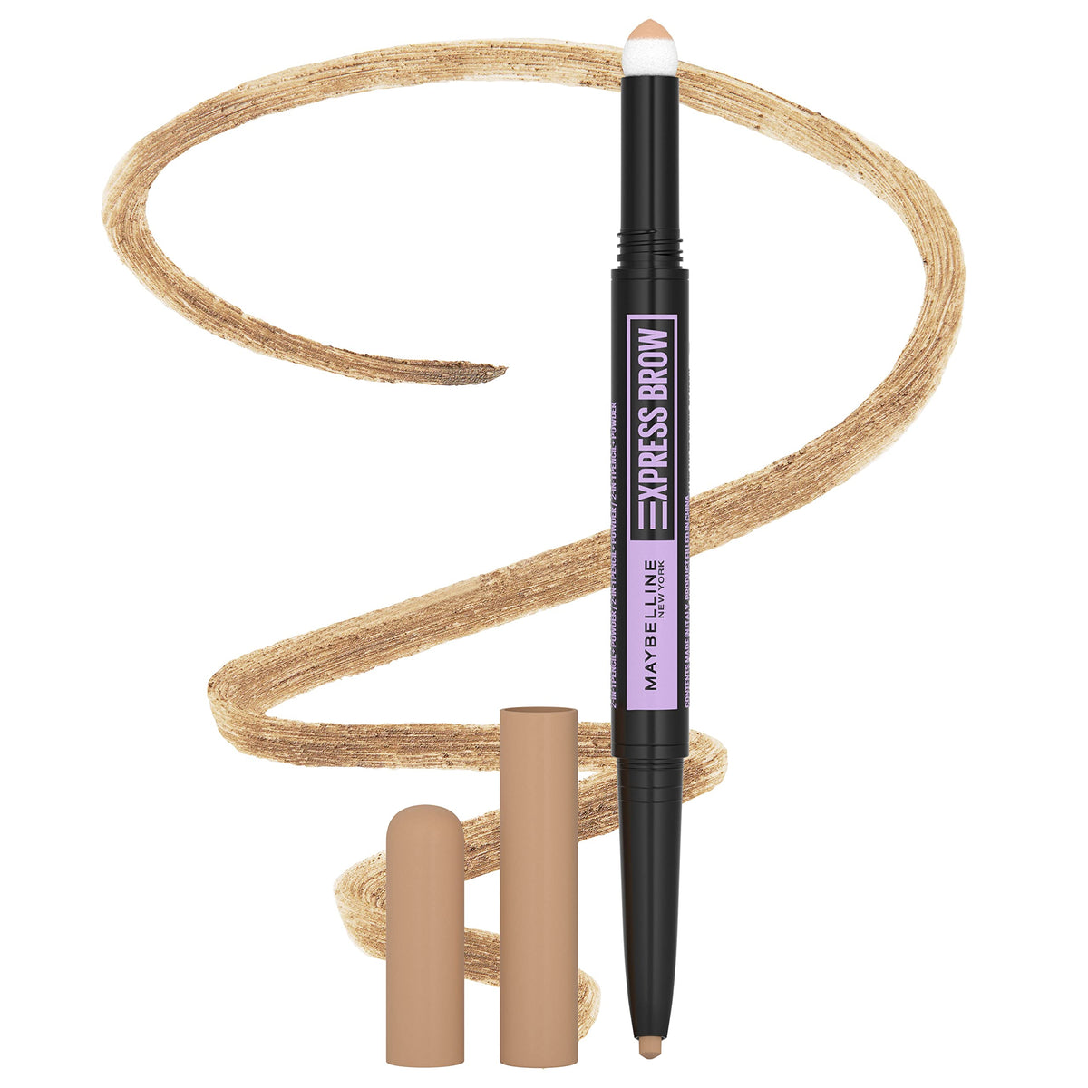MAYBELLINE Crayon et Poudre à Sourcils 2-en-1 Blond Clair vue de face