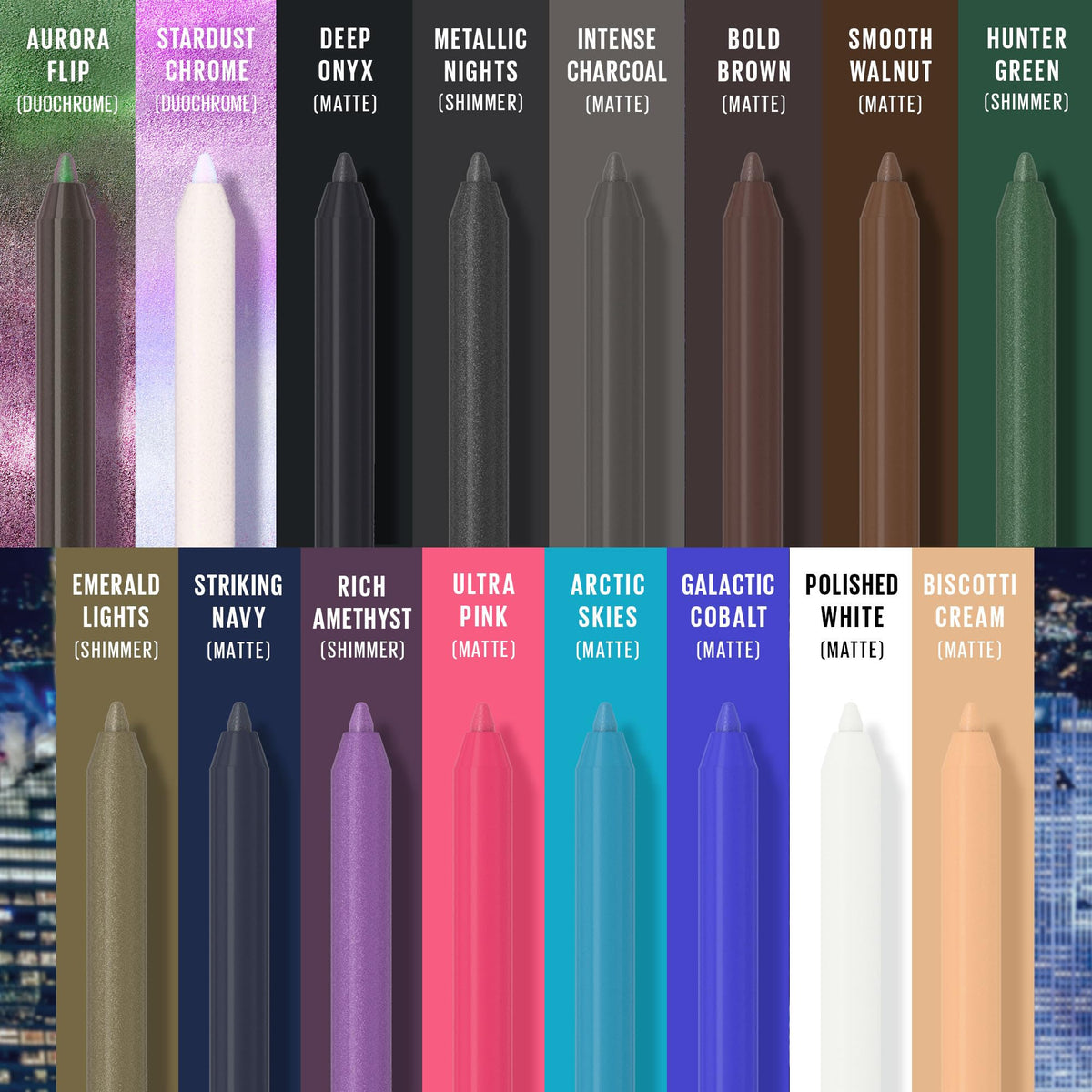 MAYBELLINE Crayon Eyeliner avec différentes teintes disponibles