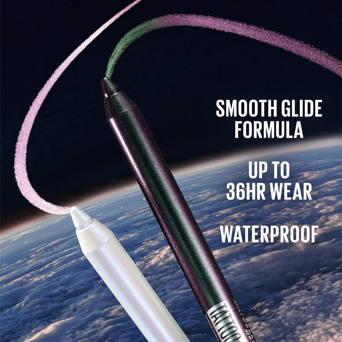 MAYBELLINE Crayon Eyeliner en position de taille