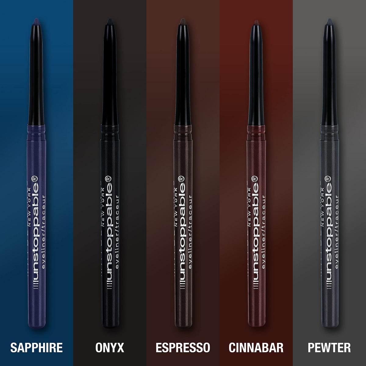MAYBELLINE Crayon Eyeliner Mécanique Étanche Pewter application sur la main
