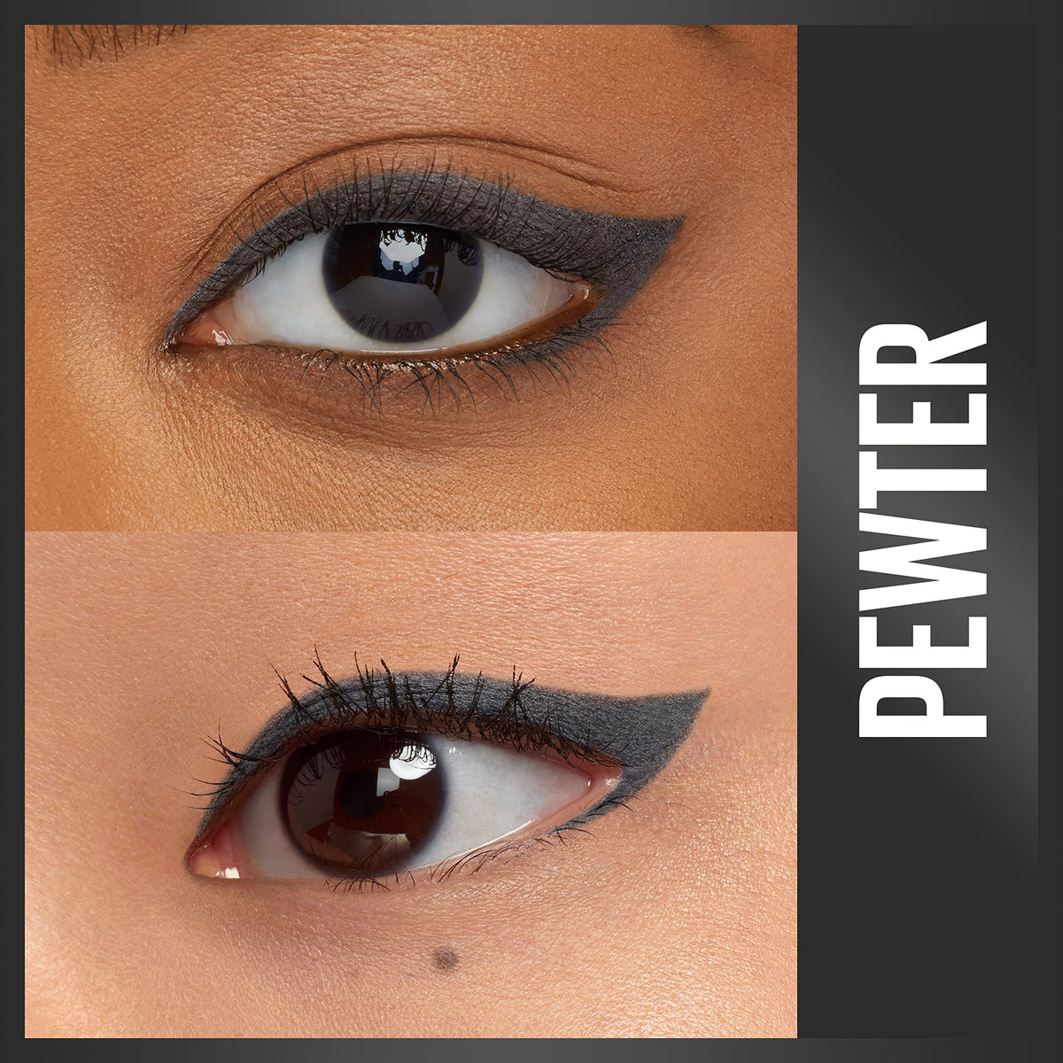 MAYBELLINE Crayon Eyeliner Mécanique Étanche Pewter avec embout auto-aiguisant
