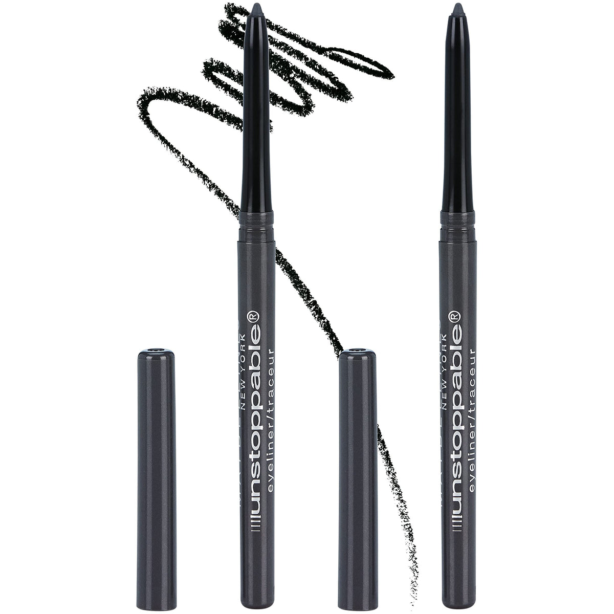 MAYBELLINE Crayon Eyeliner Mécanique Étanche Pewter vue de face