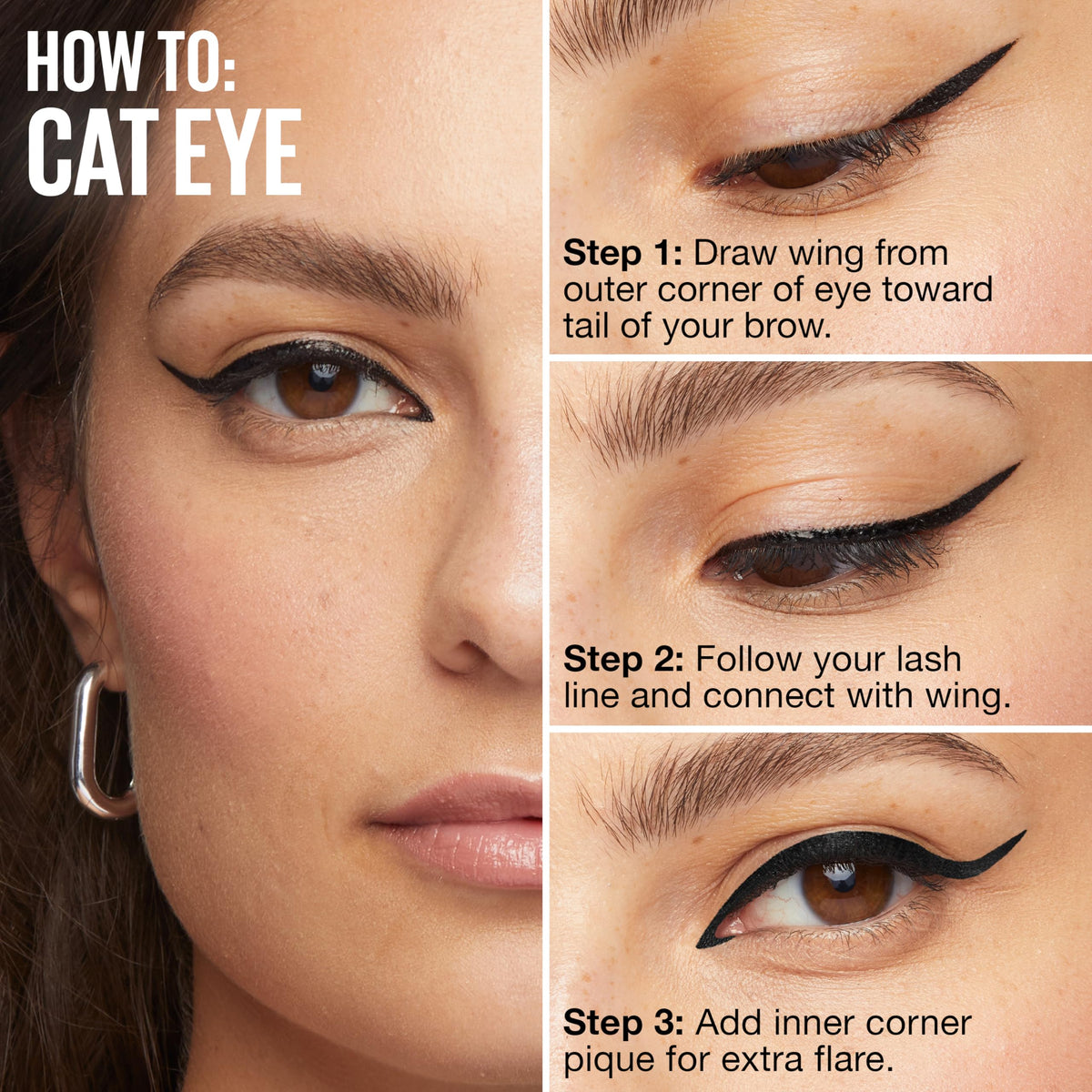 MAYBELLINE Eyeliner Liquide Waterproof en usage quotidien