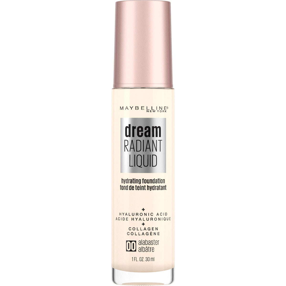 MAYBELLINE Fond de Teint Liquide Hydratant Alabaster arrière