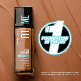 MAYBELLINE Fond de Teint Mat + Poreless 118g Teinte Light Honey avec autres produits de maquillage