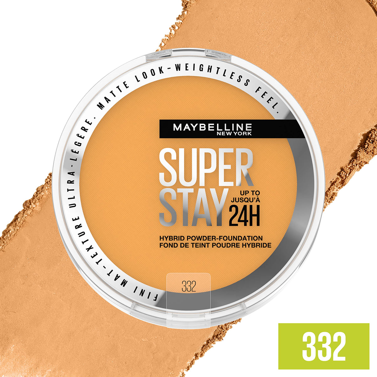 MAYBELLINE Fond de Teint Poudre Hybrid Super Stay 24H texture en gros plan