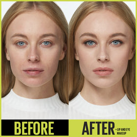 MAYBELLINE Fond de Teint Super Stay 30H sur la peau avant et après l'application
