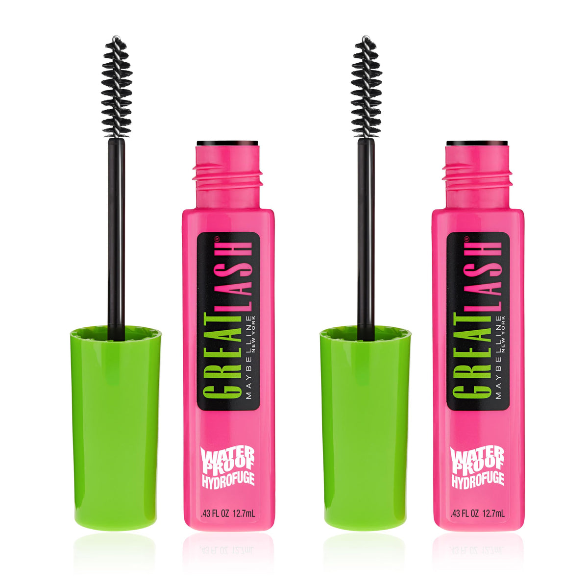 MAYBELLINE Great Lash mascara waterproof pack de 2 très noir