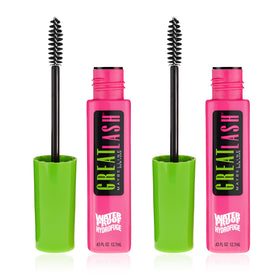 MAYBELLINE Great Lash mascara waterproof pack de 2 très noir
