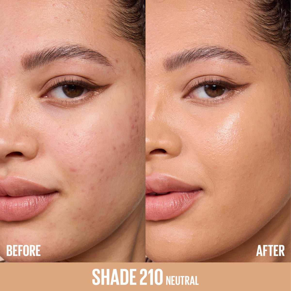 MAYBELLINE Lifter Plump & Glow 210 avec texture liquide sur une main