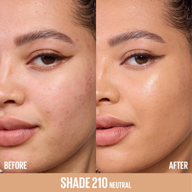 MAYBELLINE Lifter Plump & Glow 210 avec texture liquide sur une main
