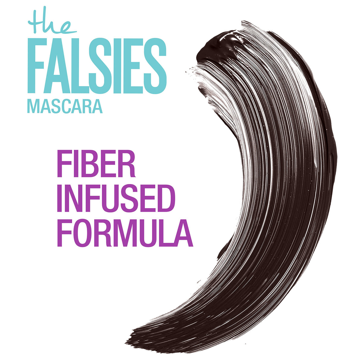 MAYBELLINE Mascara Volum' Express Falsies 50g noir sur un fond blanc
