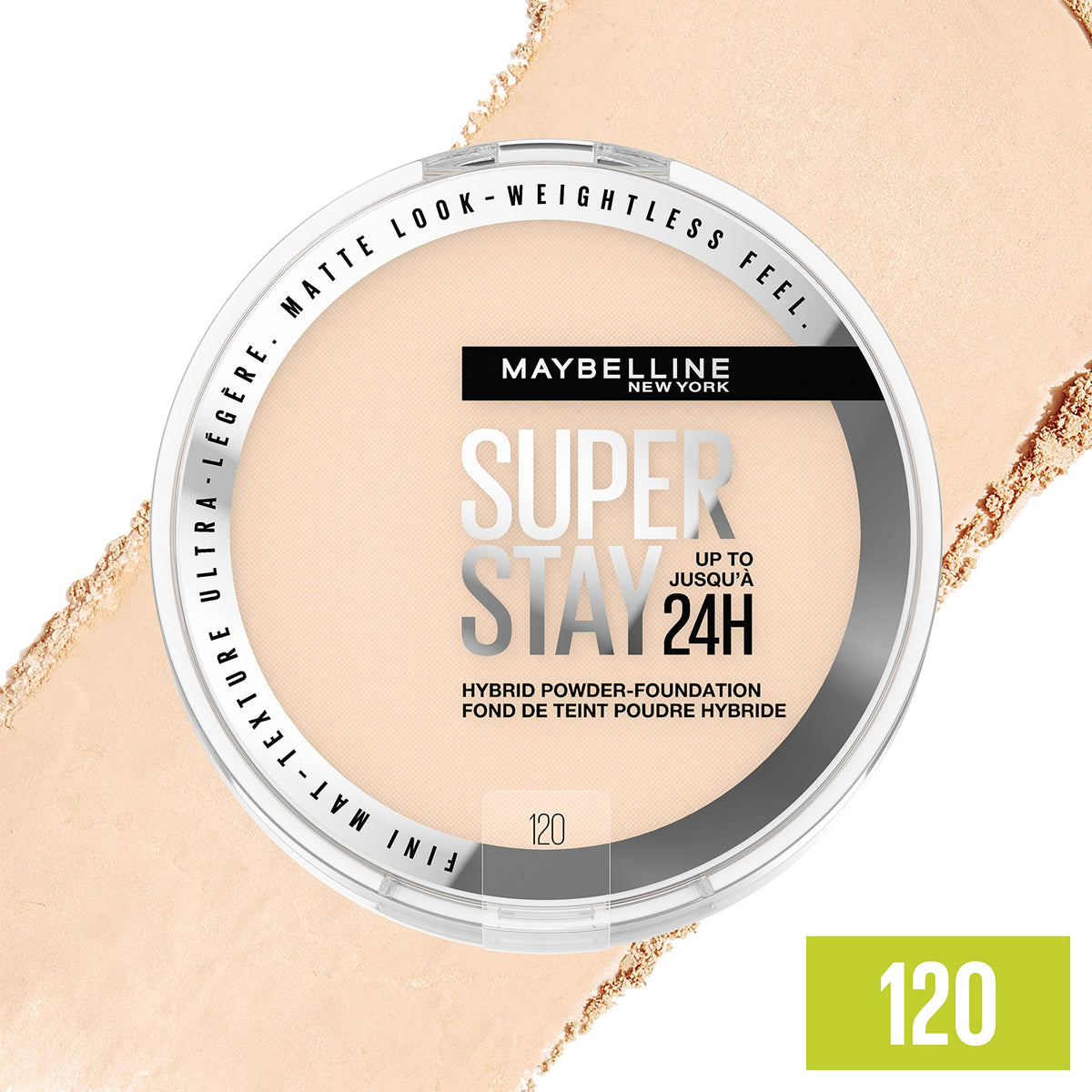 MAYBELLINE Poudre Fond de Teint Hybrid Super Stay 120 texture