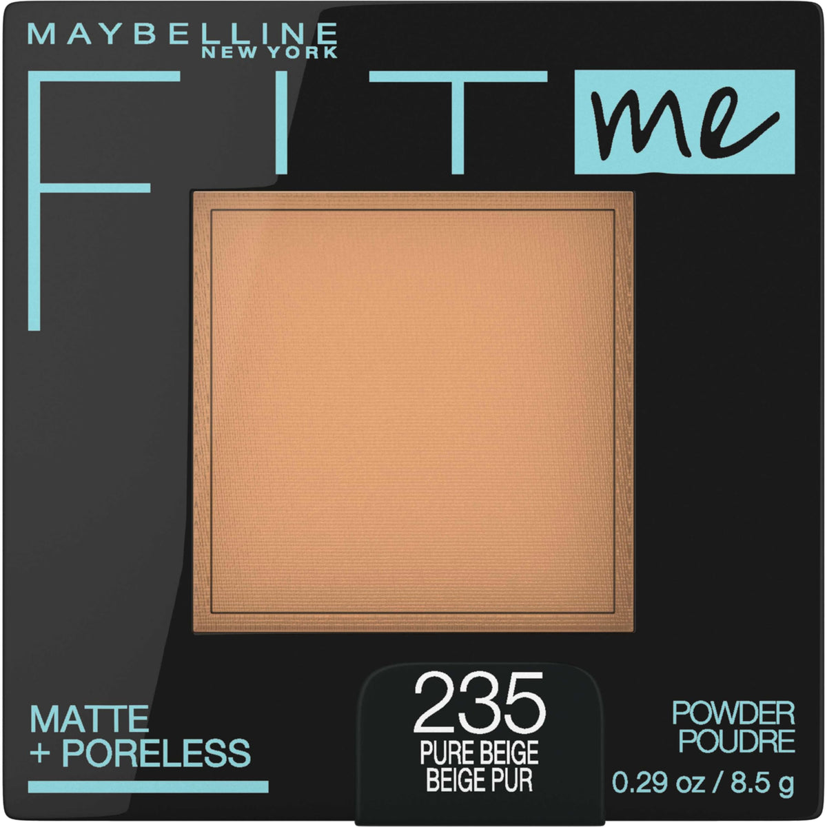 MAYBELLINE Poudre Pressée Matifiante Fit Me Pure Beige vue de face