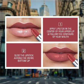 MAYBELLINE Rouge à Lèvres Color Sensational Mat 20g, application en cours