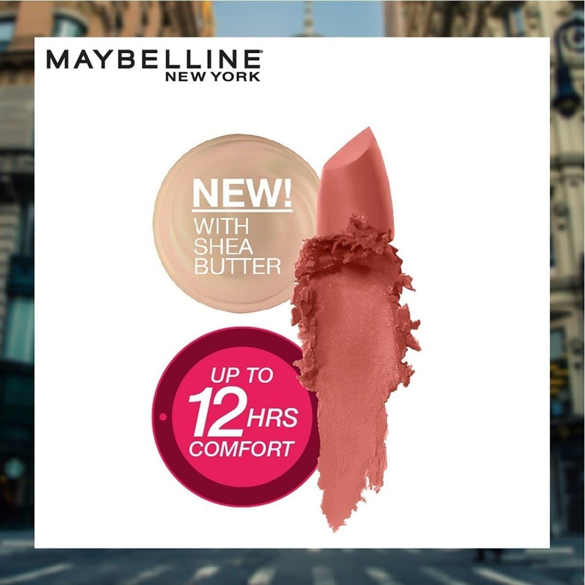 MAYBELLINE Rouge à Lèvres Color Sensational Mat 20g, packaging avant