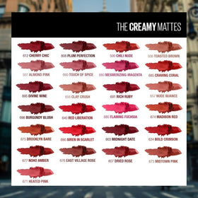 MAYBELLINE Rouge à Lèvres Color Sensational Mat 20g, teinte prune