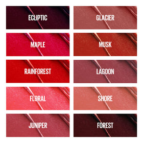 MAYBELLINE Rouge à Lèvres Lagoon en utilisation sur les lèvres