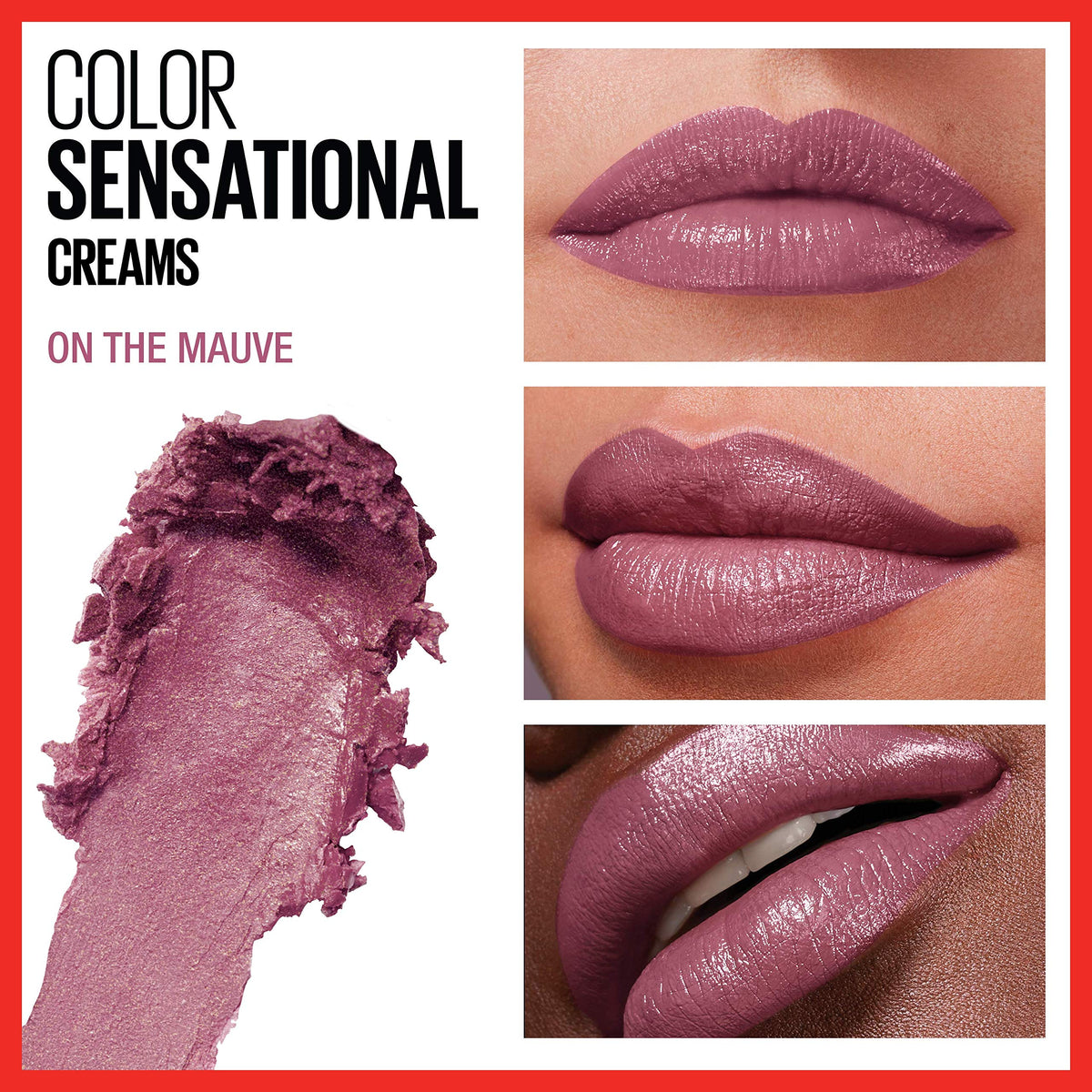 MAYBELLINE Rouge à Lèvres On The Mauve avec emballage