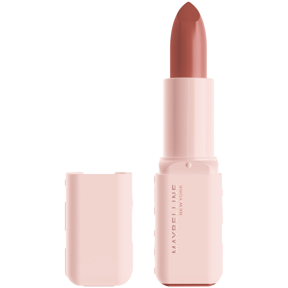 MAYBELLINE Rouge à Lèvres Satiné Upstate vue avant avec couleur marron clair
