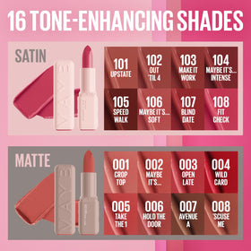 MAYBELLINE Rouge à Lèvres Sérum Hydratant 8H teintes disponibles