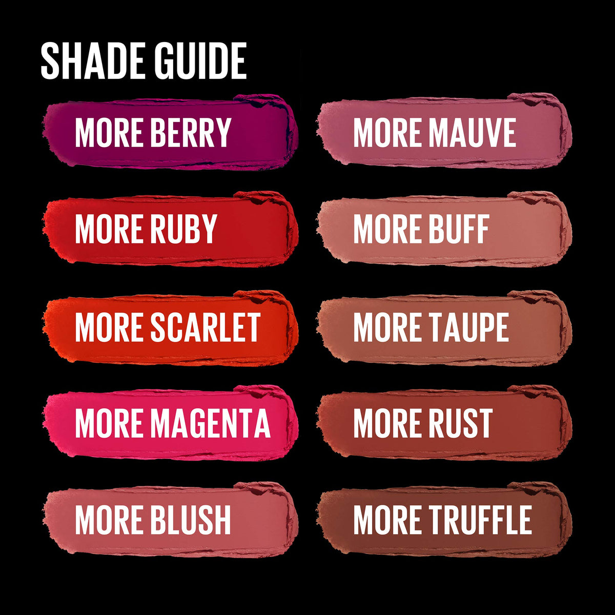 MAYBELLINE Rouge à Lèvres Ultimatte 9g couleur Rouge Acier sur fond neutre