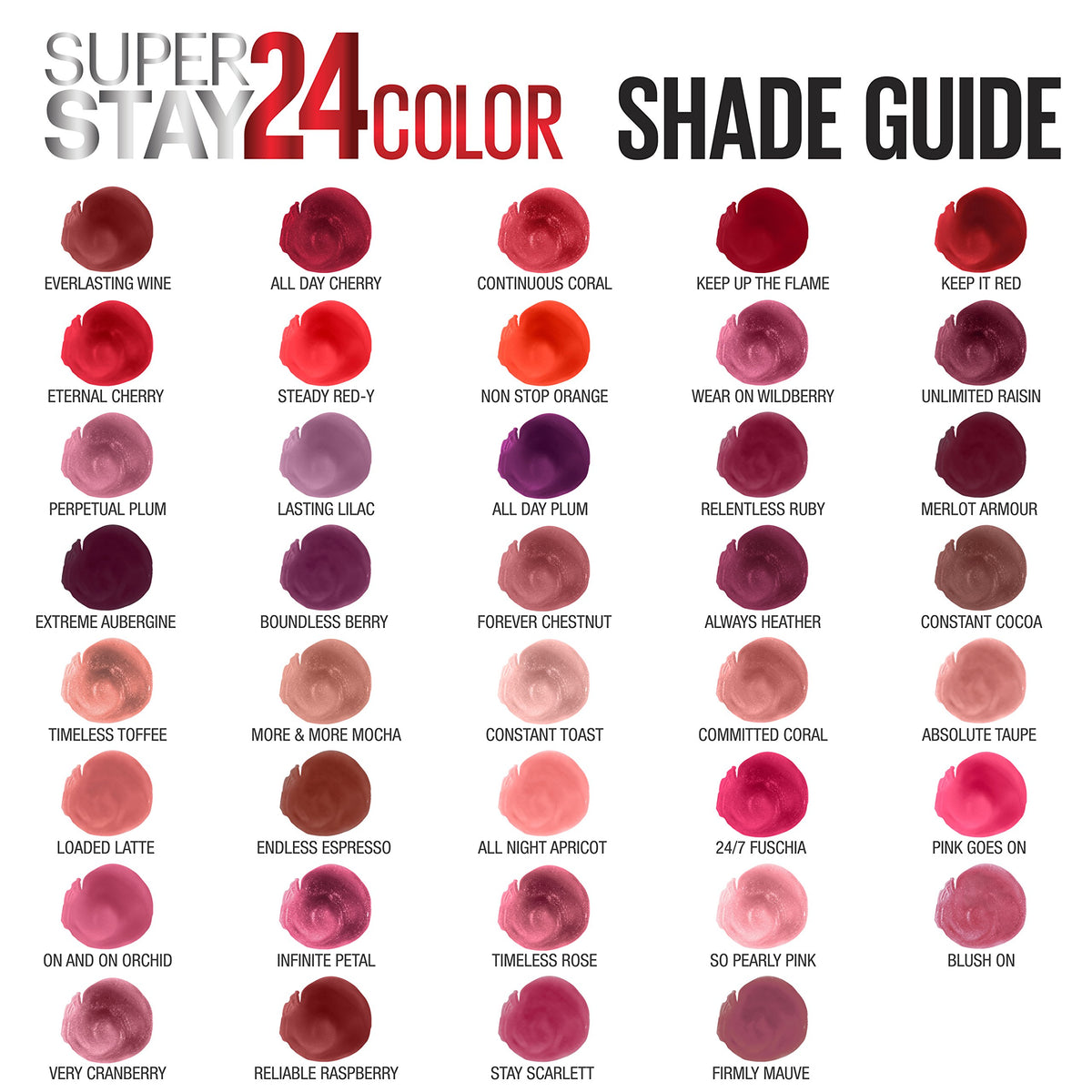 MAYBELLINE Super Stay 24 sur modèle