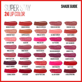 MAYBELLINE Super Stay 24 swatch sur peau