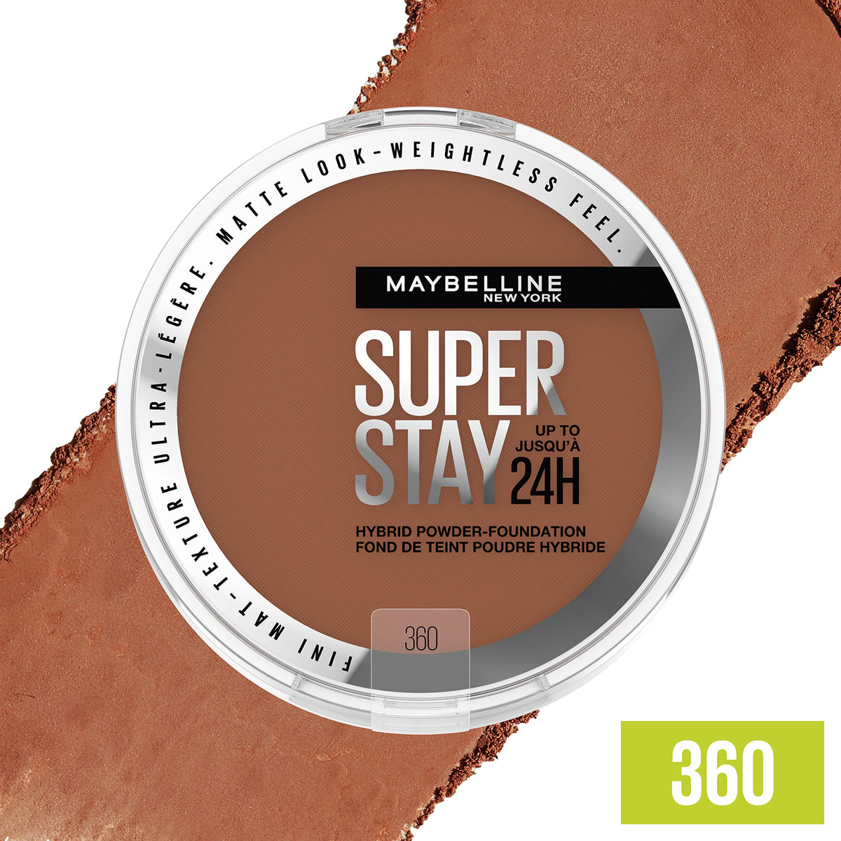 MAYBELLINE Super Stay Poudre Fond de Teint 60g en application sur peau