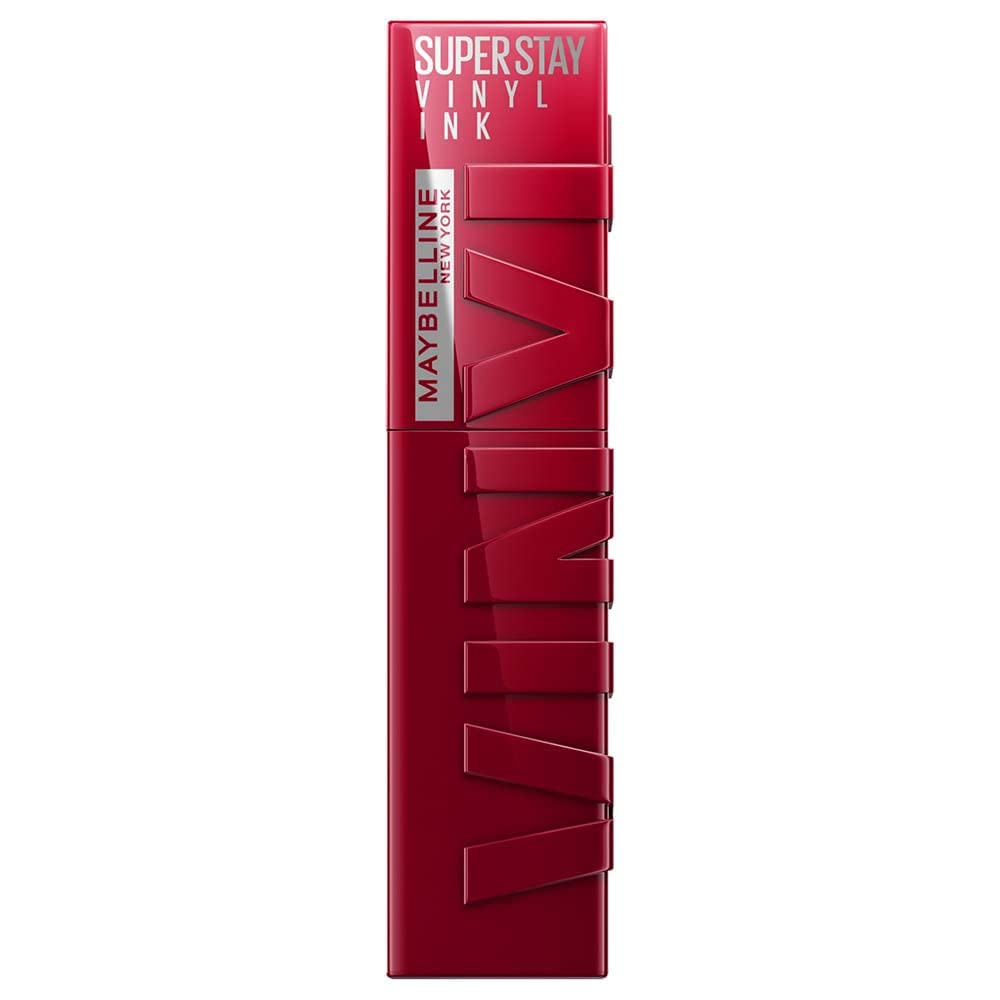 MAYBELLINE Super Stay Vinyl Ink Rouge à Lèvres 16H en teinte Rouge Vin Profond