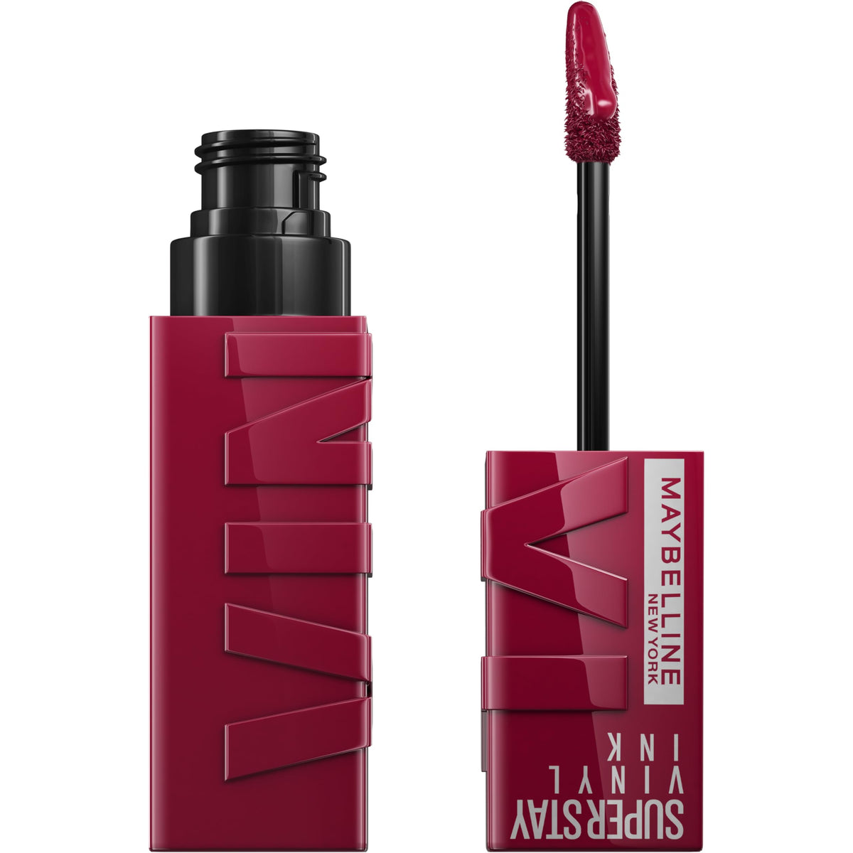 MAYBELLINE Super Stay Vinyl Ink rouge à lèvres bourgogne vue avant