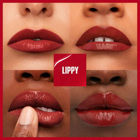 MAYBELLINE Super Stay Vinyl Ink Rouge à Lèvres Cranberry Red de côté
