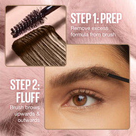 MAYBELLINE Superfluff Mousse à Sourcils Noir 18g packaging