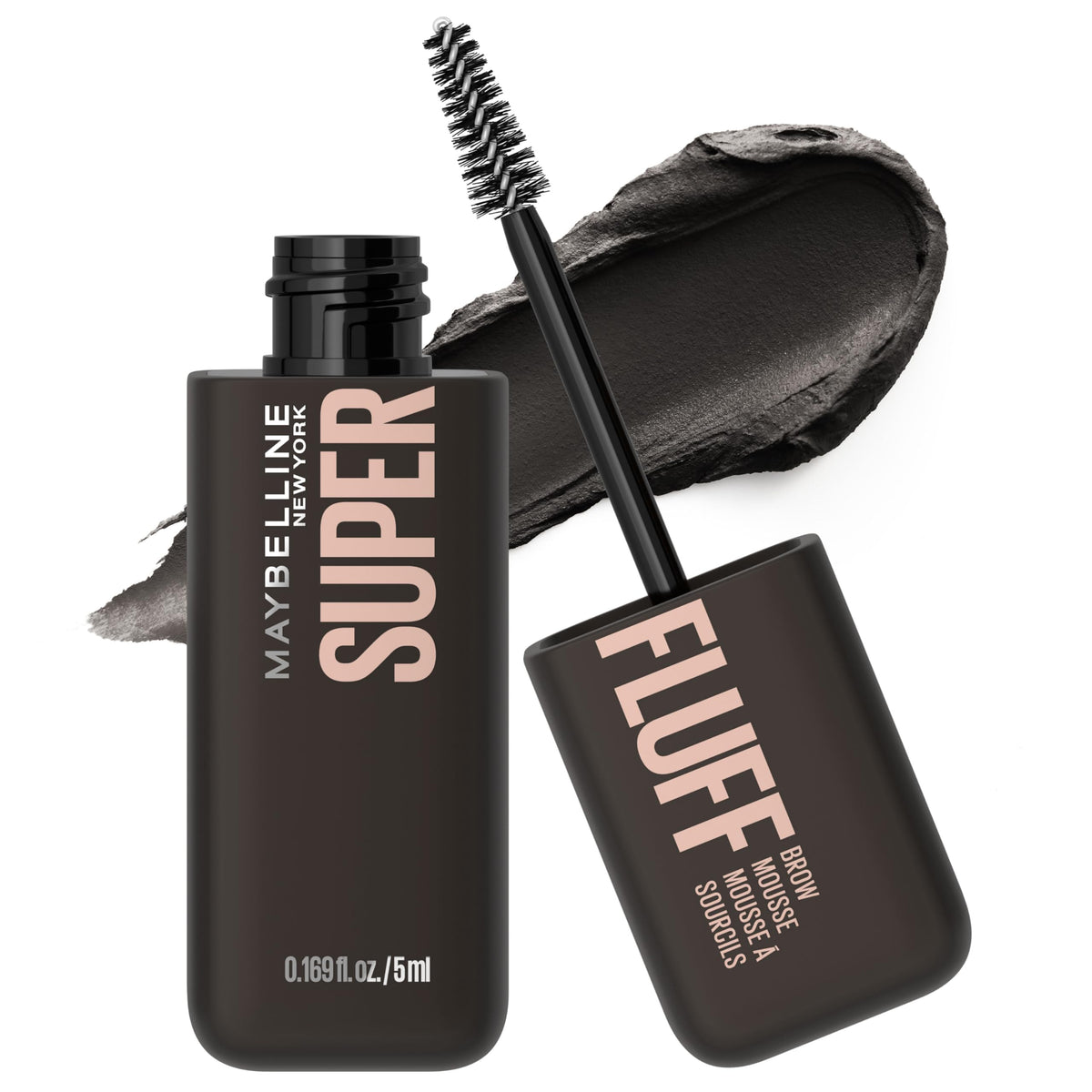 MAYBELLINE Superfluff Mousse à Sourcils Noir 18g vue avant
