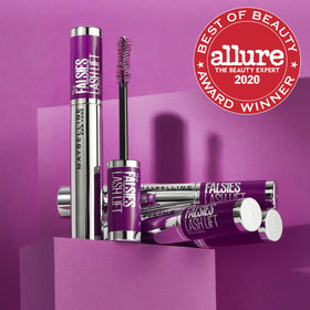 MAYBELLINE The Falsies Lash Lift mascara avant-après sur yeux