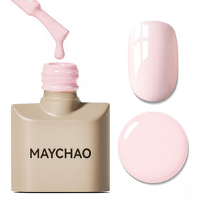 MAYCHAO Vernis à Ongles Gel 15ML couleur rose crème vue avant