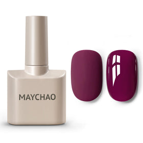 MAYCHAO Vernis à Ongles Gel 15ML Rouge Vin - présentation sur table