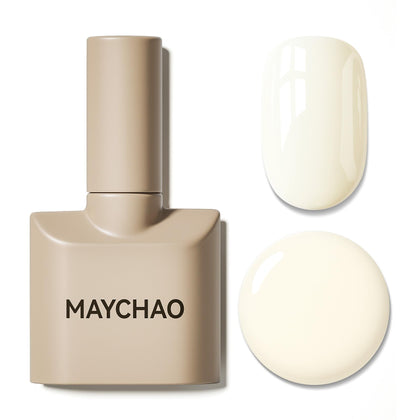 MAYCHAO Vernis à Ongles Gel Ivoire 15ml - Vue avant
