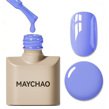MAYCHAO Vernis à Ongles Gel Lilas Éclat 15ML vue avant