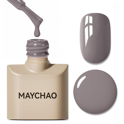 MAYCHAO Vernis à Ongles Gel Taupe Gray 15ml vue avant