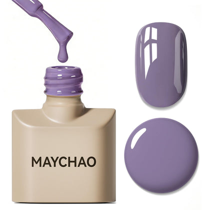 MAYCHAO vernis à ongles gel violet lavande 15ML vue de face