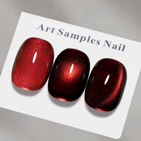 MAYCHAO Vernis Cat Eye Gel Rouge Cerise avec effet holographique