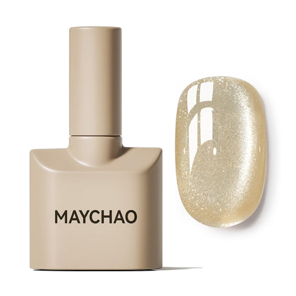 MAYCHAO vernis gel 15ml couleur champagne gold vue de face