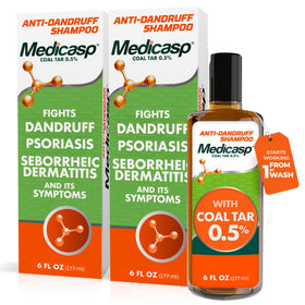 Medicasp shampoo anti-pelliculaire au goudron de houille, avant de l'ouvrir
